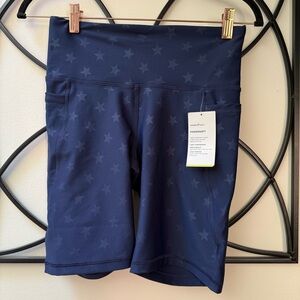 Old Navy Women's Dark Blue Star Bike Shorts